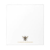 Goldbeere Personalisiert Notizblock (Vorderseite)