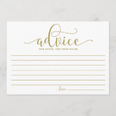 Goldberater für die Mama der Kalligraphie Hinweiskarte (Vorderseite)