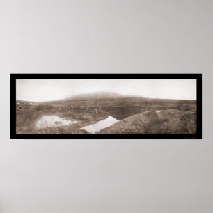 Goldbergbau Alaska Foto 1899 Poster