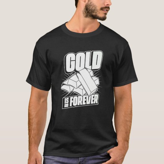 Goldbergbau - Die Prospektion von Minengold ist fü T-Shirt (Vorderseite)