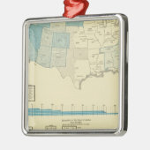 Goldbergbau Silbernes Ornament (Links)