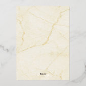 Goldberge Hintergrund Grüne und Blaue Bäume Folieneinladung (Rückseite)