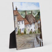 Goldberge, Shaftesbury, Aquarellmalerei Fotoplatte (Seite)