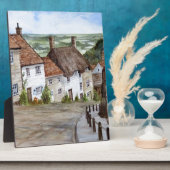 Goldberge, Shaftesbury, Aquarellmalerei Fotoplatte (Seite)