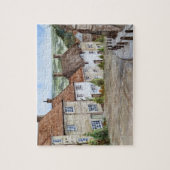 Goldberge, Shaftesbury, Aquarellmalerei Puzzle (Vertikal)