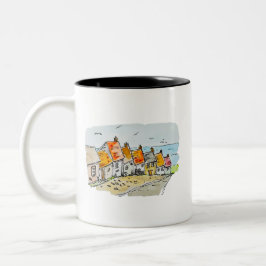 Goldberge, Shaftesbury Wasserfarbe Zweifarbige Tasse