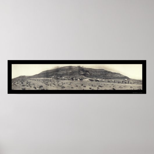 Goldbergwerk NV Foto 1908 Poster (Vorne)