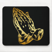 GOLDbetende HÄNDE Mousepad (Vorne)