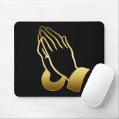 GOLDbetende HÄNDE Mousepad (Mit Mouse)