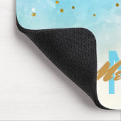 Goldbezaubernder Confetti punktiert | Mousepad (Ecke)