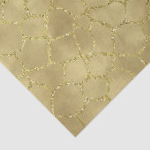 Goldbezaubernder Giraffen-Druck Seidenpapier (Ausschnitt)