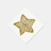 Goldbezaubernder Stern Serviette (Ecke)