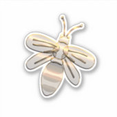 Goldbiene Aufkleber (Vorderseite)