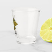 Goldbiene Ihr Text Schnapsglas (Rechts)
