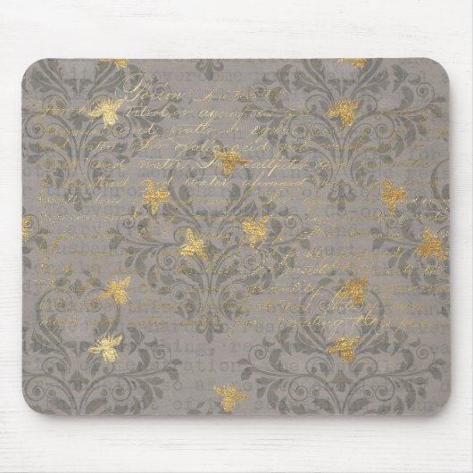 Goldbiene und -rolle mousepad (Vorne)