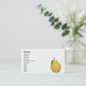 Goldbirne Visitenkarte (Stehend Vorderseite)
