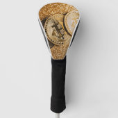 Goldbitcoin Golf Headcover (Vorderseite)