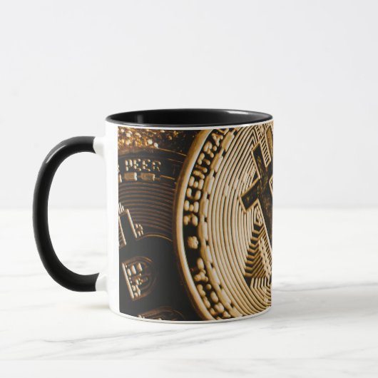 Goldbitcoin   tasse (Links)