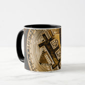 Goldbitcoin   tasse (Vorderseite Links)