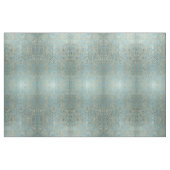 Goldblatt auf blauem Leoparden Stoff (Fat Quarter (45,7 x 55,9 cm))