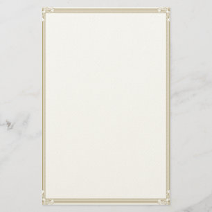Goldblatt-Briefpapier Briefpapier