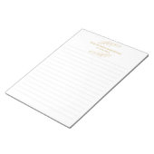 Goldblatt, mit Pflanze ausgekleidete Notizblöcke (angewinkelt)