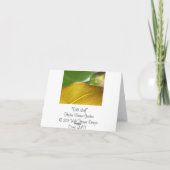 Goldblatt Notecard Karte (Rückseite)