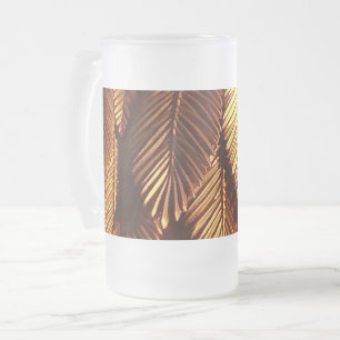 Goldblätter Mattiert 16 oz Mattierte Tasse aus Gla