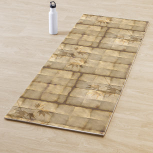 Goldblätterpapier aus japanischem Ahorn Yogamatte