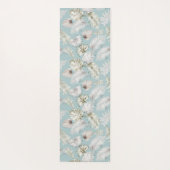 Goldblättriger Tropen Monogram Yoga Mat Yogamatte (Rückseite)