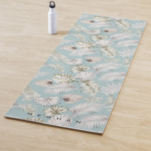Goldblättriger Tropen Monogram Yoga Mat Yogamatte