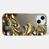 Goldblattthemen Case-Mate iPhone Hülle (Rückseite (Horizontal))