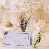 Goldblauer Lavendel Lila Hydrangea-Hochzeitstisch Platzkarte