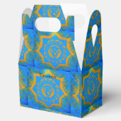 goldblaues Tantriksymbol Geschenkschachtel (Geöffnet)