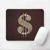 GoldBling 3D Dollar-Zeichen Mousepad (Mit Mouse)