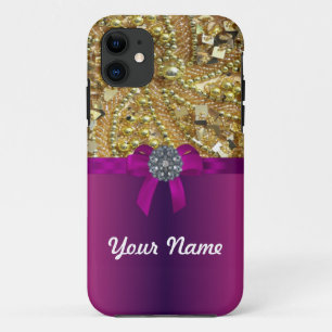 Goldbling u. -MAGENTA Case-Mate iPhone Hülle
