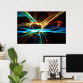 GoldBlu Poster (Heimbüro)