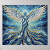 GoldBlueMysticAngel Poster (Vorne)