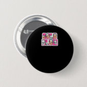 Goldblum Peekaboo Button (Vorne & Hinten)
