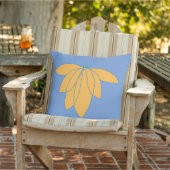 Goldblume auf Kornblume Kissen (Stuhl )