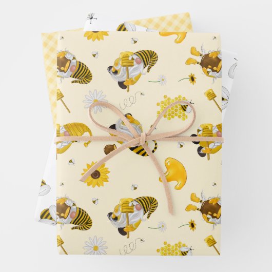 Goldblume Geschenkpapier Set (Beispiel)