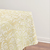 GoldblumenBlättermuster Tischdecke (Beispiel)