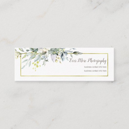 GoldblumenBoho | Fotografie Visitenkarte-| Mini Visitenkarte (Vorderseite)