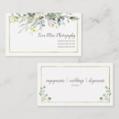 GoldblumenBoho | Fotografie Visitenkarte-| Visitenkarte (Vorne/Hinten)