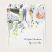 GoldblumenBoho | gefaltete Visitenkarte Visitenkarten (Innenseite Aufgefaltet)