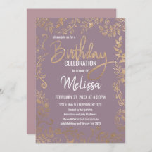 GoldblumenGlitzer Ombre malvenfarbener lila