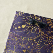 GoldblumenMandala- und -Confettibild Strandtuch (Beispiel)