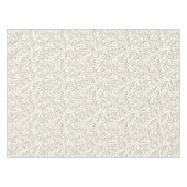 Goldblumenmusik-Muster auf Weiß oder irgendeiner Tischdecke (Vorderseite (Horizontal))