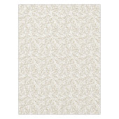 Goldblumenmusik-Muster auf Weiß oder irgendeiner Tischdecke (Vorderseite)