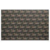 Goldblumenschere Friseursalon Stoff (Fat Quarter (45,7 x 55,9 cm))